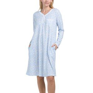 SOPHIA Blue Simply Pretty Floral Nightshirt